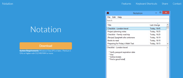 Notation – 一个免费Windows本地搭建云端记事本工具-图片1