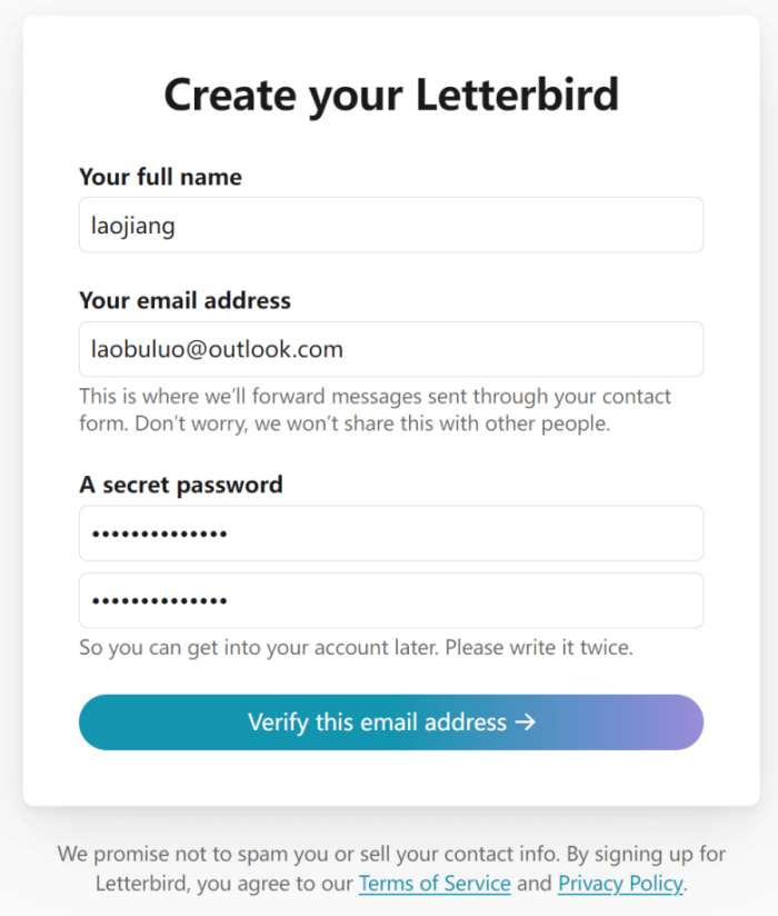 Letterbird – 在线客户反馈表单制作工具-图片2