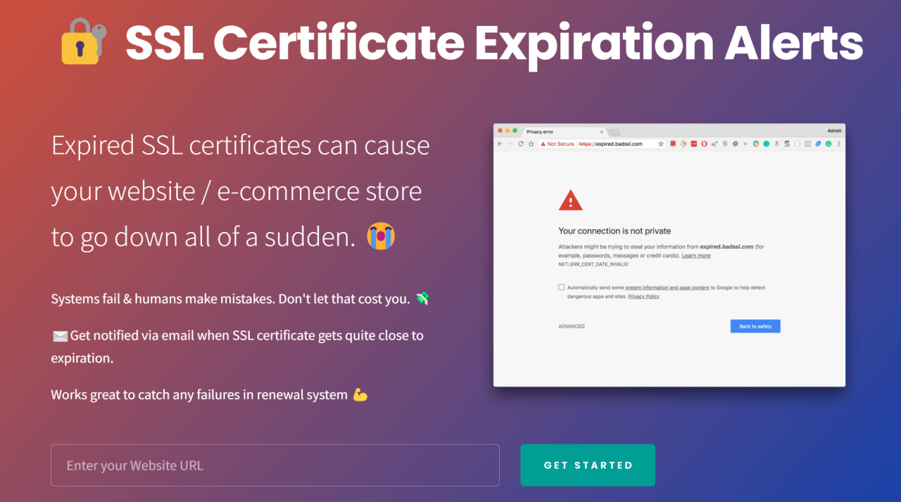 3个SSL证书过期提醒在线工具-图片2