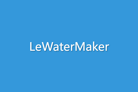 LeWaterMaker - WordPress 平铺满铺图片水印插件