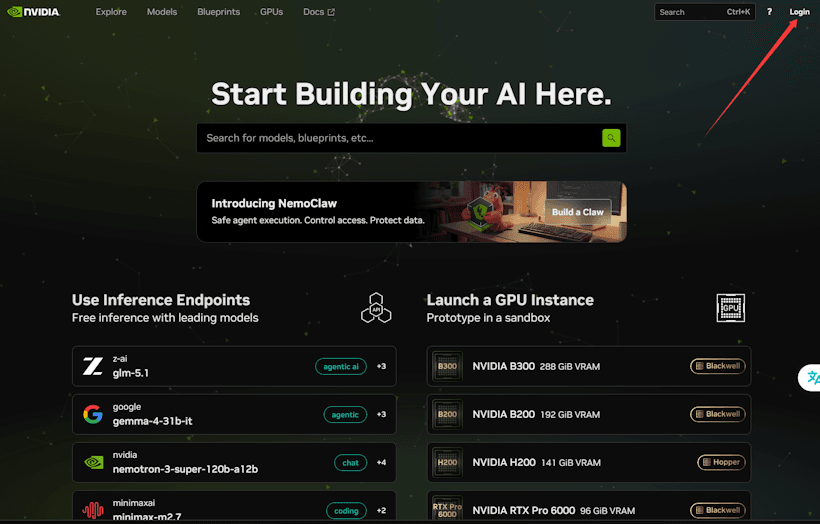 实战申请NVIDIA英伟达免费1年AI 模型 API KEY图文全过程
